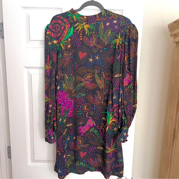 Farm Rio Amazonia Mini Dress Large - Picture 3 of 6